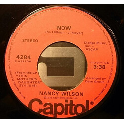 Nancy Wilson Now / This Mother's Daughter USED VINYL 7INCH 45 RPM SINGLE