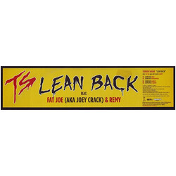 Terror Squad / Fat Joe / Joe Crack / Remy Martin Lean Back USED VINYL 12INCH 33 S RPM PROMO