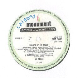 Ed Bruce Shades Of Ed Bruce Vinyl LP USED