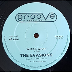 The Evasions Wikka Wrap USED VINYL 12INCH 45 RPM SINGLE