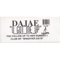 Dajaé U Got Me Up USED VINYL 12INCH 33 S RPM