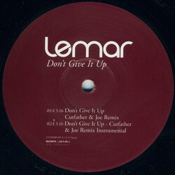 Lemar Don't Give It Up USED VINYL 12INCH PROMO