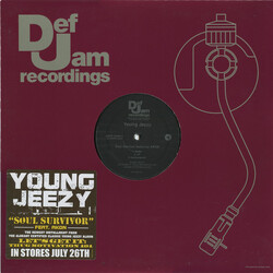 Young Jeezy Soul Survivor USED VINYL 12INCH 33 S RPM SINGLE PROMO STEREO
