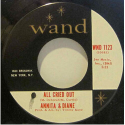 Diane And Annita All Cried Out / I'm Ready If You Are USED VINYL 7INCH 45 RPM SINGLE