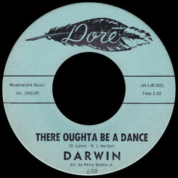 Darwin Lamm There Oughta Be A Dance USED VINYL 7INCH 45 RPM SINGLE