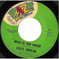 Louis Jordan Wild Is The Night / New Orleans And A Rusty Old Horn USED VINYL 7INCH 45 RPM