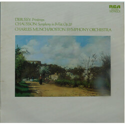 Ernest Chausson / Claude Debussy / Boston Symphony Orchestra / Charles Munch Symphony In B-Flat, Op. 20 / Printemps Symphonic Suite Vinyl LP USED