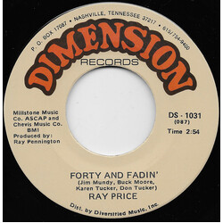 Ray Price Forty And Fadin' USED VINYL 7INCH 45 RPM