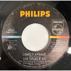 Les Double Six Lonely Ave / Sherry USED VINYL 7INCH 45 RPM