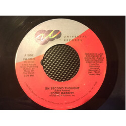 Eddie Rabbitt On Second Thought USED VINYL 7INCH 45 RPM SINGLE