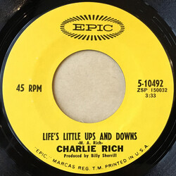 Charlie Rich Life's Little Ups And Downs USED VINYL 7INCH 45 RPM