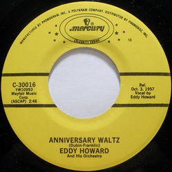 Eddy Howard And His Orchestra Anniversary Waltz / Happy Birthday Vinyl 7" USED