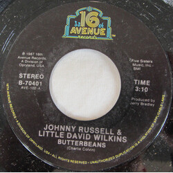 Johnny Russell (2) / Little David Wilkins Butterbeans USED VINYL 7INCH 45 RPM SINGLE