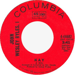John Wesley Ryles Kay / Come On Home USED VINYL 45 RPM 7INCH