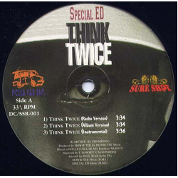 Special Ed / A.R.A.B.S. Think Twice / On Some Next Shit Vinyl 12" USED