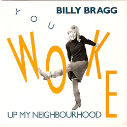 Billy Bragg You Woke Up My Neighbourhood Vinyl 7" USED