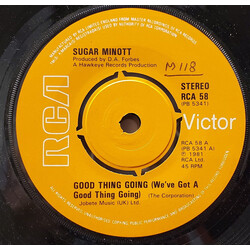 Sugar Minott / Desi Roots Good Thing Going / Hung Up USED VINYL 7INCH 45 RPM SINGLE STEREO