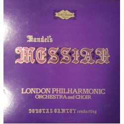 Georg Friedrich Händel / The London Philharmonic Orchestra / The London Philharmonic Choir / Douglas Gamley Messiah Vinyl LP USED