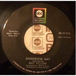Ray Pillow Wonderful Day / If Every Man Had A Woman Like You USED VINYL 7INCH 45 RPM SINGLE MONO