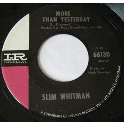 Slim Whitman More Than Yesterday USED VINYL 7INCH 45 RPM