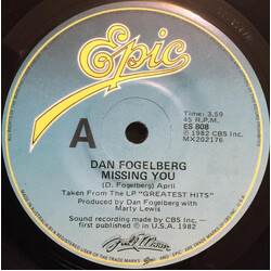Dan Fogelberg Missing You / Hearts And Crafts USED VINYL 7INCH 45 RPM SINGLE