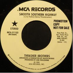 The Thrasher Brothers Smooth Southern Highway USED VINYL 7INCH 45 RPM PROMO