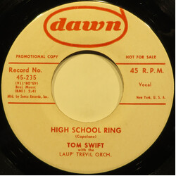 Tom Swift (4) / The Laup' Trevil Orch. High School Ring USED VINYL 7INCH 45 RPM PROMO