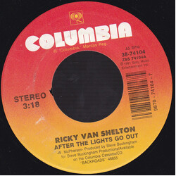 Ricky Van Shelton After The Lights Go Out USED VINYL 7INCH 45 RPM SINGLE