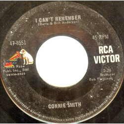 Connie Smith I Can't Remember / Senses USED VINYL 7INCH SINGLE