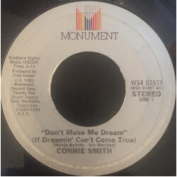 Connie Smith Don't Make Me Dream (If Dreamin' Can't Come True) USED VINYL 7INCH SINGLE