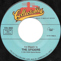 The Spiders (2) I'm Slippin' In / Witchcraft USED VINYL 7INCH 45 RPM SINGLE