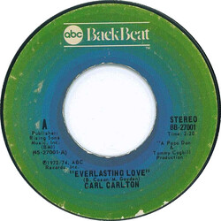 Carl Carlton Everlasting Love / I Wanna Be Your Main Squeeze USED VINYL 7INCH 45 RPM SINGLE STYRENE STEREO