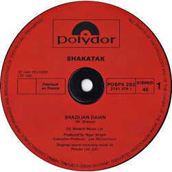 Shakatak Brazilian Dawn / You Never Know VINYL 12" USED
