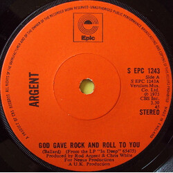 Argent God Gave Rock And Roll To You USED VINYL 7INCH 45 RPM