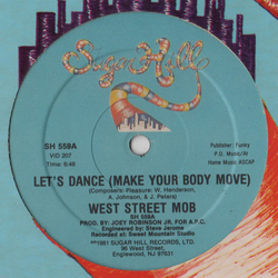 West Street Mob Let's Dance (Make Your Body Move) Vinyl 12" USED