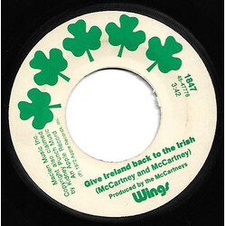Paul McCartney & Wings Give Ireland Back To The Irish USED VINYL 7INCH 45 RPM SINGLE