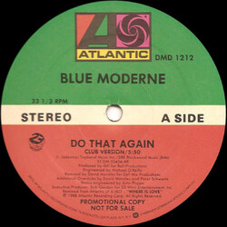 Blue Moderne Do That Again VINYL 12" USED
