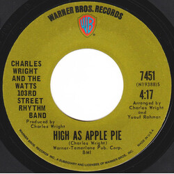 Charles Wright & The Watts 103rd St Rhythm Band High As Apple Pie / Solution For Pollution USED VINYL 7INCH 45 RPM