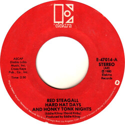 Red Steagall Hard Hat Days And Honky Tonk Nights USED VINYL 7INCH