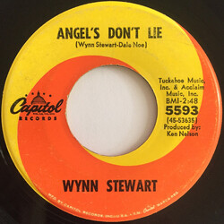 Wynn Stewart Angels Don't Lie USED VINYL SINGLE 7INCH 45 RPM