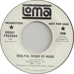 Bobby Freeman Soulful Sound Of Music USED VINYL 7INCH 45 RPM PROMO