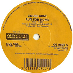 Lindisfarne / City Boy Run For Home / 5 - 7- 0 - 5 Vinyl 7" USED
