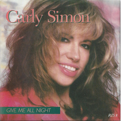 Carly Simon Give Me All Night Vinyl 7" USED