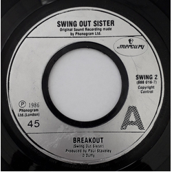 Swing Out Sister Breakout Vinyl 7" USED