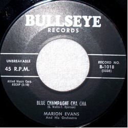 Marion Evans And His Orchestra Blue Champagne Cha Cha USED VINYL 7INCH 45 RPM