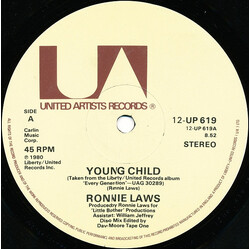 Ronnie Laws Young Child USED VINYL 12INCH 45 RPM SINGLE STEREO
