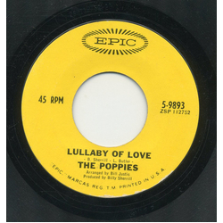 The Poppies (3) Lullaby Of Love Vinyl 7" USED