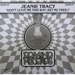 Jeanie Tracy Don't Leave Me This Way (Set Me Free!) VINYL 12" USED