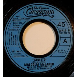 Malcolm McLaren / The McLarenettes Soweto USED VINYL 7INCH