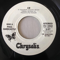 Paul Hardcastle 19 USED VINYL 7INCH 45 RPM PROMO STYRENE